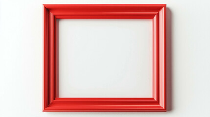 Poster - Minimalist red frame for modern home decor and interior design inspiration
