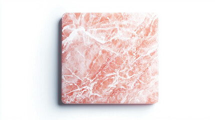Poster - Elegant pink marble serving tray for kitchen decor and dining