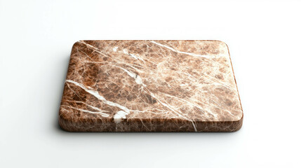 Poster - Elegant realistic marble serving square for modern kitchen and home decor