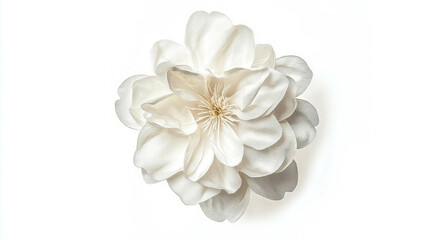 Poster - Realistic white sakura blossom on black background for elegant floral design