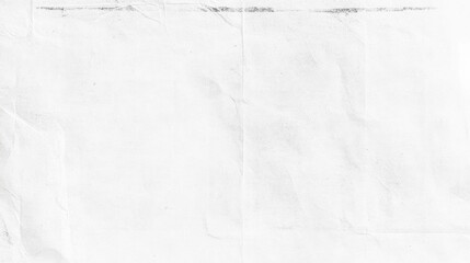 Poster - Distressed worn crumpled old paper texture in black and white for vintage design projects