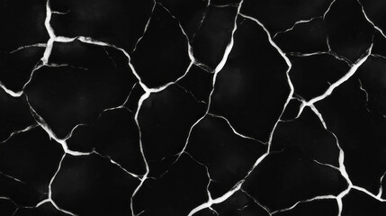 Poster - Black grunge chaos texture with high contrast overlay for creative design