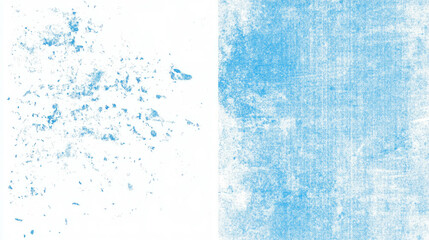 Poster - Blue grunge texture with contrasting elements for artistic design and background use