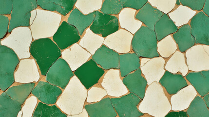 Poster - Abstract grunge texture with olive and white contrast for creative design