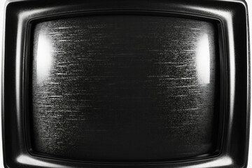 Poster - Vintage analog tv static screen pattern for retro design projects