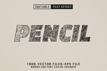 Poster - Pencil Editable Text Effect