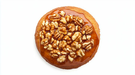 Poster - Delicious dried fig and walnut cake for dessert or celebration