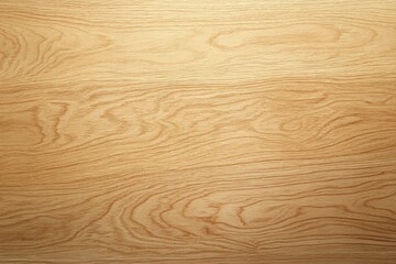 Poster - Natural light illuminates smooth oak wood surface showcasing fine grain patterns and textures