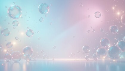 Poster - Bubbling action scene abstract background digital art ethereal environment vibrant viewpoint creative concept for visual appeal