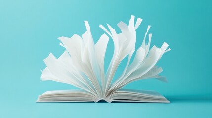 Poster - Ethereal Digital Reading Revolution Canada Book Week Minimalist Design Celebrating Literary Innovation and Spring Cultural Renewal