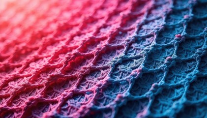 Geometric lattice pattern lace fabric, close-up detail , minimal, macro