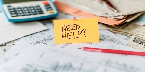 Poster - Minimalist Financial Clarity Digital-First Tax Assistance Web Banner Showcasing Modern Problem-Solving with Empathetic Design and Professional Support Solutions