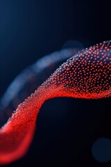 Leinwandbilder - Quantum Flow Immersive Digital Particle Visualization Revealing Next-Gen AI Innovation and Technological Transformation in Cutting-Edge Design Landscape