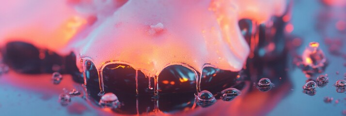 Fototapete - Fluid Dynamics in Digital Art Chromatic Liquid Flow Visualization for Immersive Neuro-Design and Creative Tech Storytelling Experiences