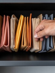 Poster - Chromatic Data Management Minimalist Workflow Optimization with Color-Coded Digital Archiving and Ergonomic Information Retrieval Strategies