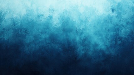 Poster - Artistic Abstract Blue Gradient Background with Brush Strokes and Texture for Creative Design Projects