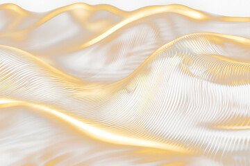 Poster - Abstract golden wave background.