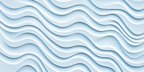 Poster - Abstract Light Blue Wave Pattern Background Texture Design for Modern Wallpaper