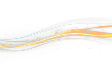 Poster - Abstract glowing wave with sparks.