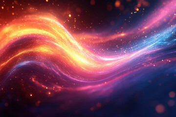 Wall Mural - a dynamic design featuring light flares and effects for a vibrant look.