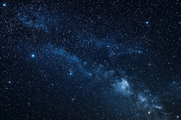 Wall Mural - a starry night background featuring a scattering of stars on a deep black canvas.
