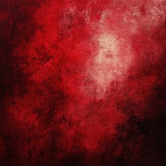 Poster - Deep crimson texture background with a vintage grunge effect and subtle light center abstract design