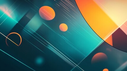 Poster - Dynamic abstract design digital art studio graphic creation modern environment close-up view visual innovation