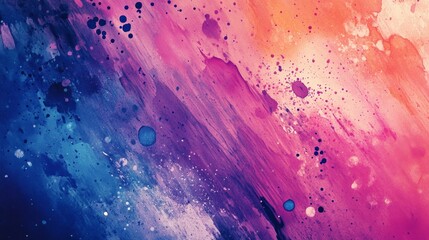 Poster - Vibrant abstract art creation studio digital artwork colorful environment aerial view artistic expression