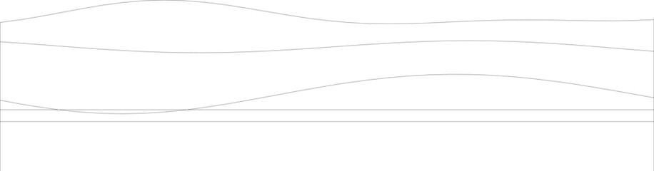 Poster - Minimalist abstract line art with flowing wave patterns and geometric elements.