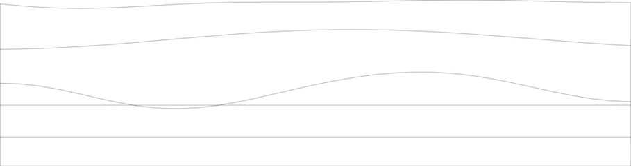 Poster - Abstract minimalist line art with smooth curved waves on white background.