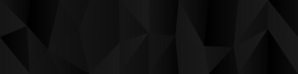 Poster - Abstract geometric black polygonal background for modern design and creative projects.