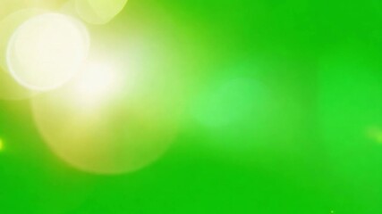 Poster - Luminous Abstract: Captivating abstract background featuring glowing bokeh effects in shades of green, evoking a sense of freshness and vitality.
