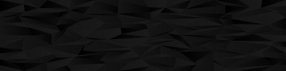 Poster - Abstract geometric background with black triangular patterns for modern design.