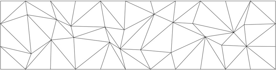 Poster - Geometric abstract art with irregular polygonal patterns for modern design.