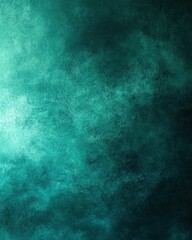 Poster - Abstract Teal Texture Background with Dark Gradient and Grunge Effect for Artistic Design Projects