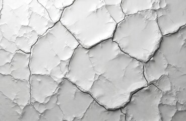 Aufkleber - White cracked stone texture background, high resolution close-up. Surface, cracks, lines, natural stone, rough aged surface with fracture pattern. Useful design element for various concepts.