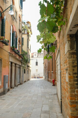 Naklejka na meble narrow street in the old town