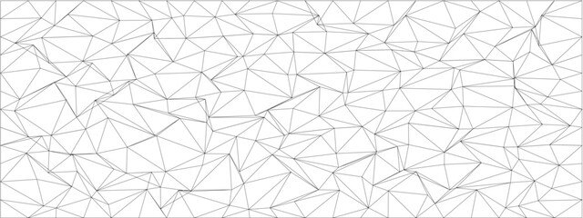 Poster - Abstract geometric pattern with chaotic triangles and lines for modern design and backgrounds.
