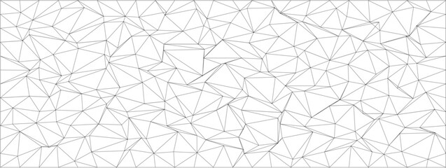 Poster - Abstract geometric pattern with interlocking lines and shapes for modern design projects.