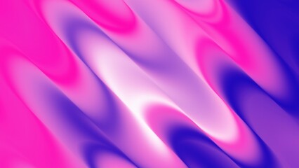 Poster - Abstract background with flowing waves in pink and purple.