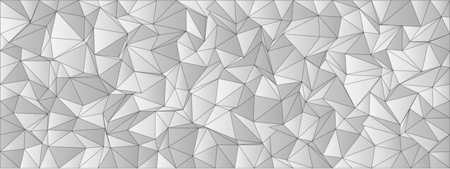Poster - Geometric abstract pattern featuring intricate polygonal shapes and lines for modern design inspiration.