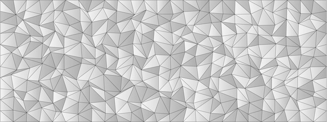 Poster - Abstract geometric pattern with triangular shapes and dynamic lines for modern design atmosphere.