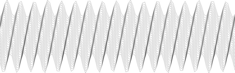Poster - Abstract geometric wave pattern for modern design and graphic art projects.