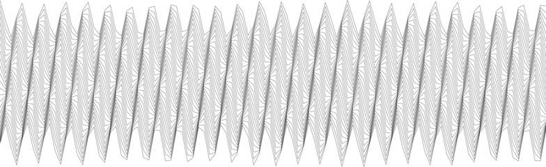 Poster - Abstract wavy geometric pattern with intricate lines for modern design and backgrounds.