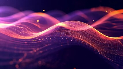 Poster - Abstract Wave Motion: Capturing the dance of light and color, an artistic visualization of flowing waves, painted in a spectrum of vibrant hues. A captivating display that invokes motion and energy.