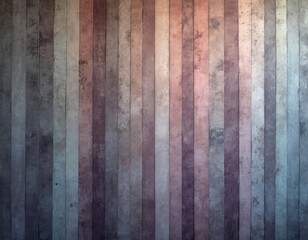 Poster - Vertical stripes background. Grunge texture, faded colors. Photocopy paper colors, abstract design. Textured surface. Dark, grey, brown, orange, blue, pastel. Industrial design. Blank sheet,