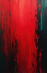 Poster - Abstract red black art background. Textured design with vertical brushstrokes, creating dramatic visual effect. Modern art, vibrant colour palette for posters, banners, web design.