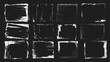 © Elena - Black vector rough edge rectangles and grunge square frames for creative designs and collages