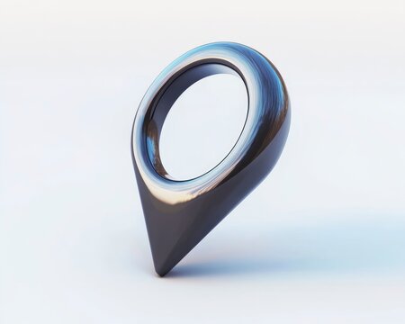 Modern Gps Pointer Illustration for Navigation and Location Services Design
