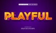 © Ibnu Hajar - Round and playful text effect, fully editable and fun.